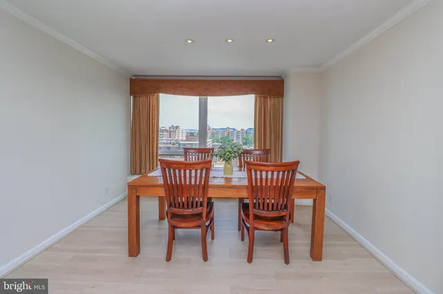 a view of two chairs in a room