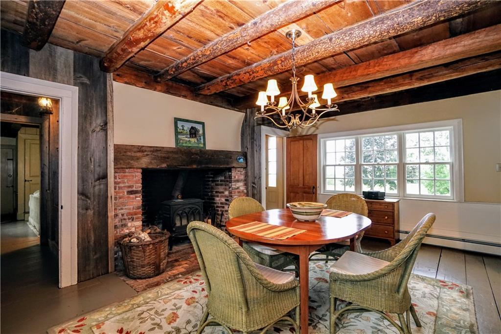 407 Blackguard Road Waterford, ME 04088 - Photo 10 of 35 Kitchen dining area with large...