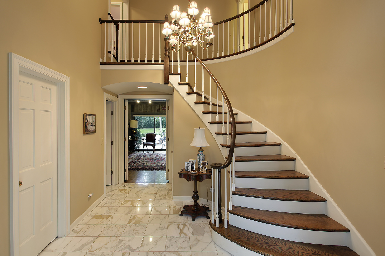 485 Rockefeller Road Lake Forest, IL 60045 - Photo 2 of 21 a view of entryway and hall with wooden floor