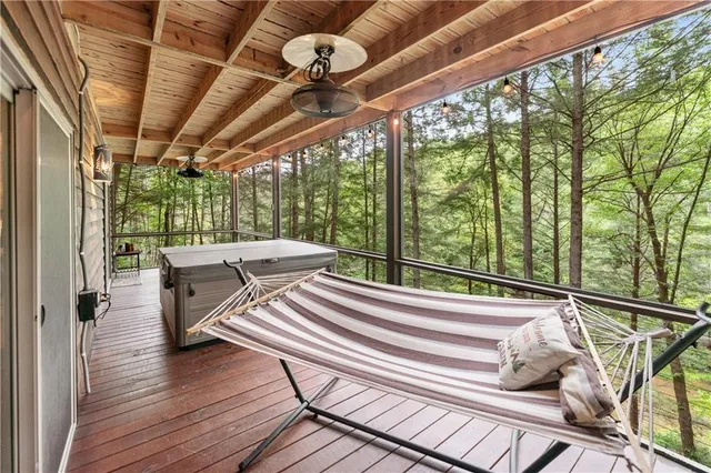 a spacious bathroom with a double vanity sink and a bathtub