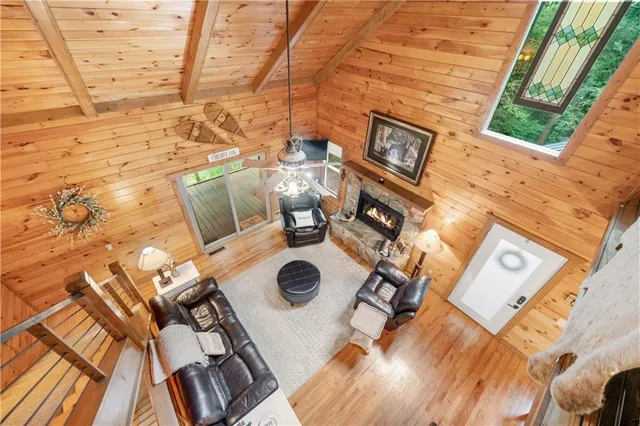 a bathroom with a shower and a window