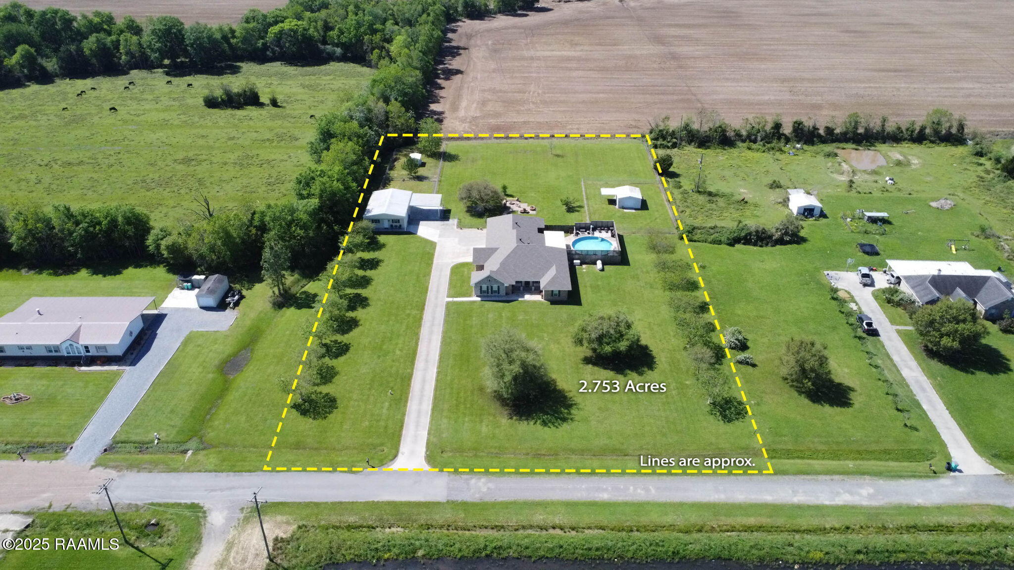 2817 Powers Street Opelousas, LA 70570 - Photo 27 of 47 1-web-or-mls-2817 Powers Aerials-1