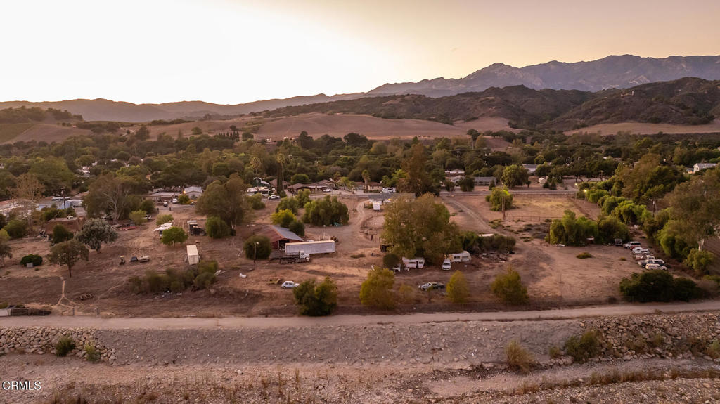350 Riverside Road Oak View, CA 93022 - Photo 19 of 25 a view of a town with mountains in the background