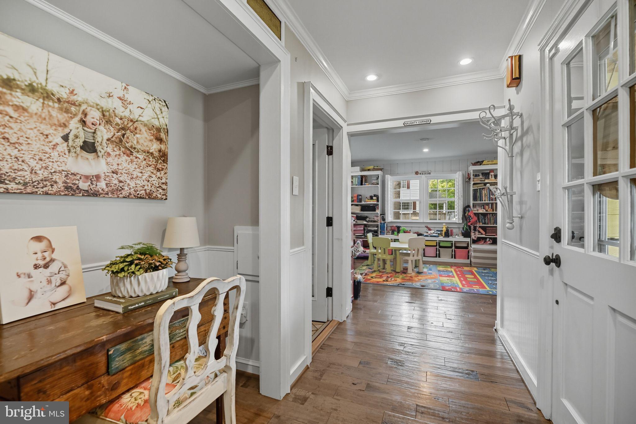 9105 Ewell Street Manassas, VA 20110 - Photo 41 of 81 Front entry way off of kitchen leads to Rec Room