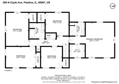 $675,000 | 260 North Clyde Avenue, Palatine, IL 60067