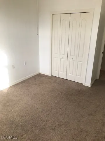 a view of a room with door