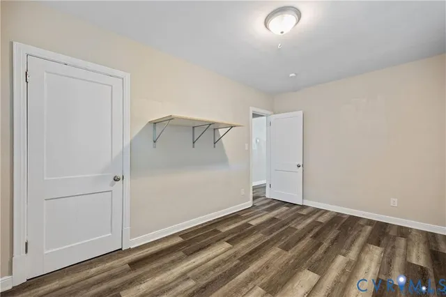 a view of empty room