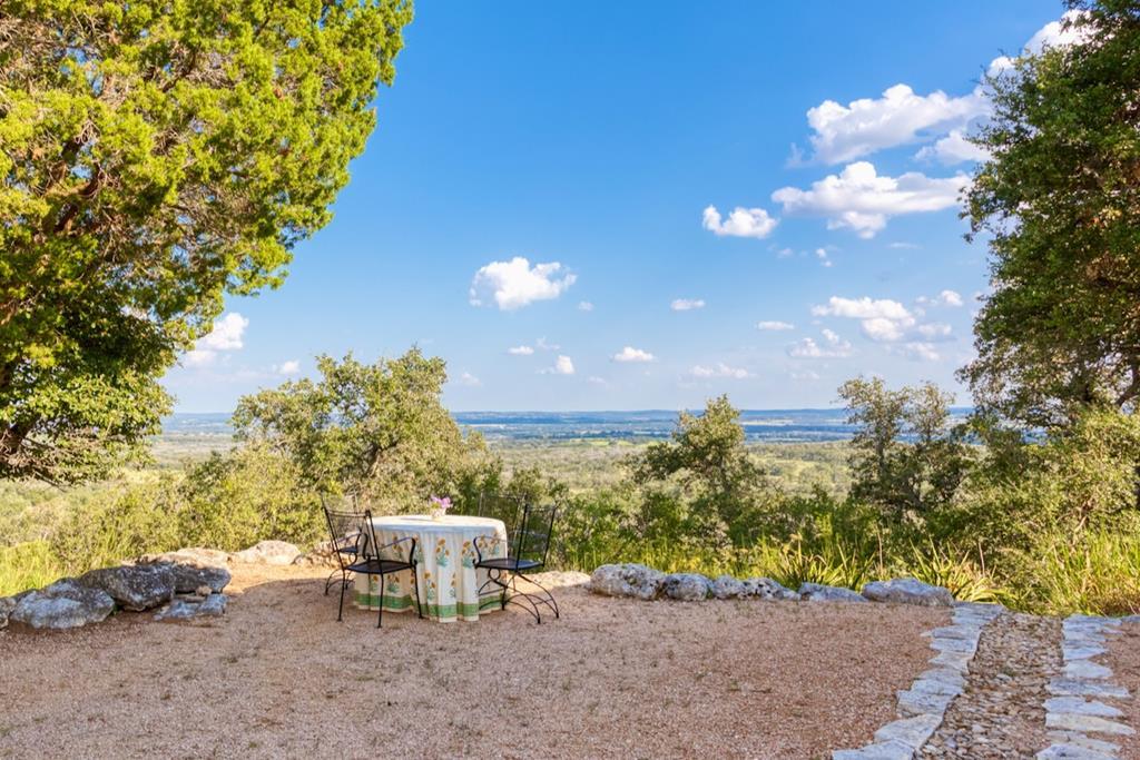 309 Ridgeview Drive Fredericksburg, TX 78624 - Photo 2 of 32 a view of a backyard with sitting area