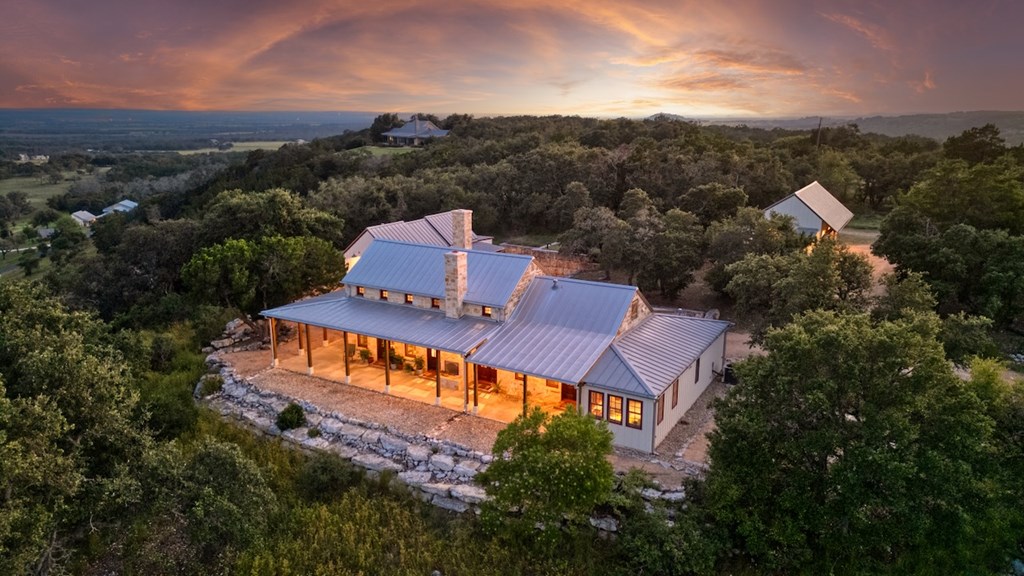 309 Ridgeview Drive Fredericksburg, TX 78624 - Photo 29 of 32 an aerial view of a house with a yard