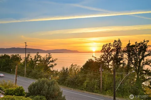 a view of a city from a lake