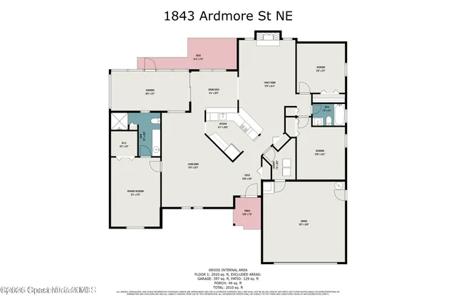 $399,900 | 1843 Ardmore Street Northeast, Palm Bay, FL 32907