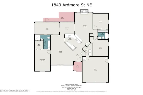 $389,900 | 1843 Ardmore Street Northeast, Palm Bay, FL 32907