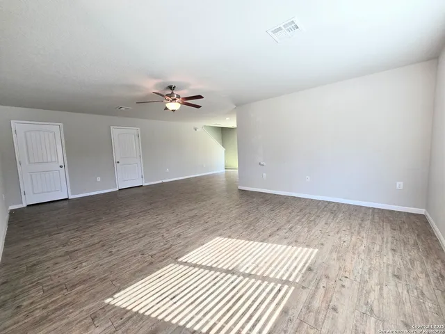 wooden floor in an empty room