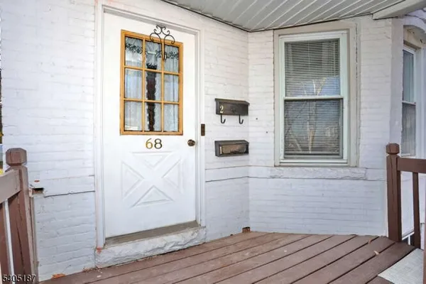 a view of front door of house