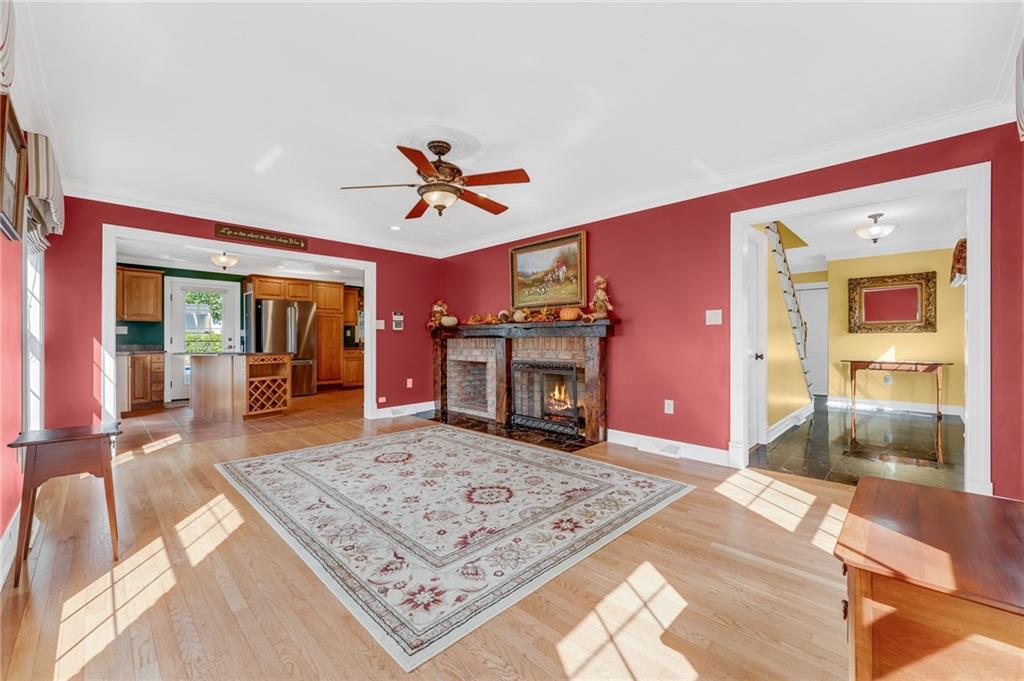 200 Balsinger Road Uniontown, PA 15401 - Photo 35 of 50 a living room with furniture and a fireplace