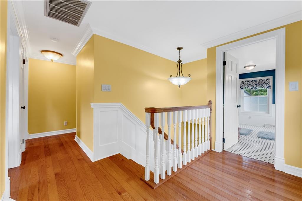 200 Balsinger Road Uniontown, PA 15401 - Photo 39 of 50 a view of a hallway view with wooden floor and staircase