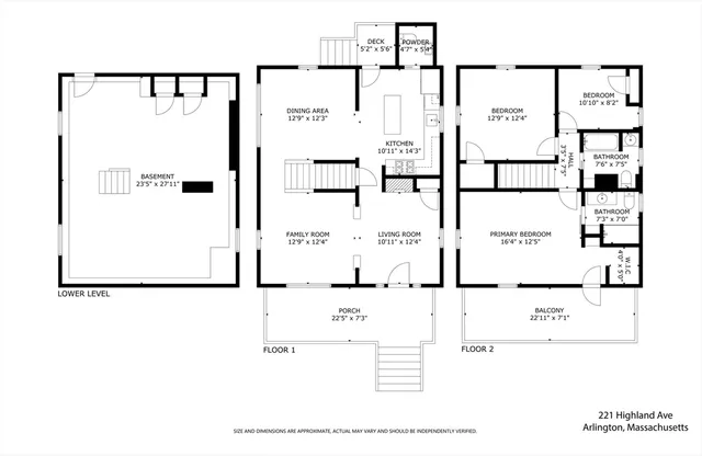 $1,235,000 | 221 Highland Avenue, Arlington, MA 02476