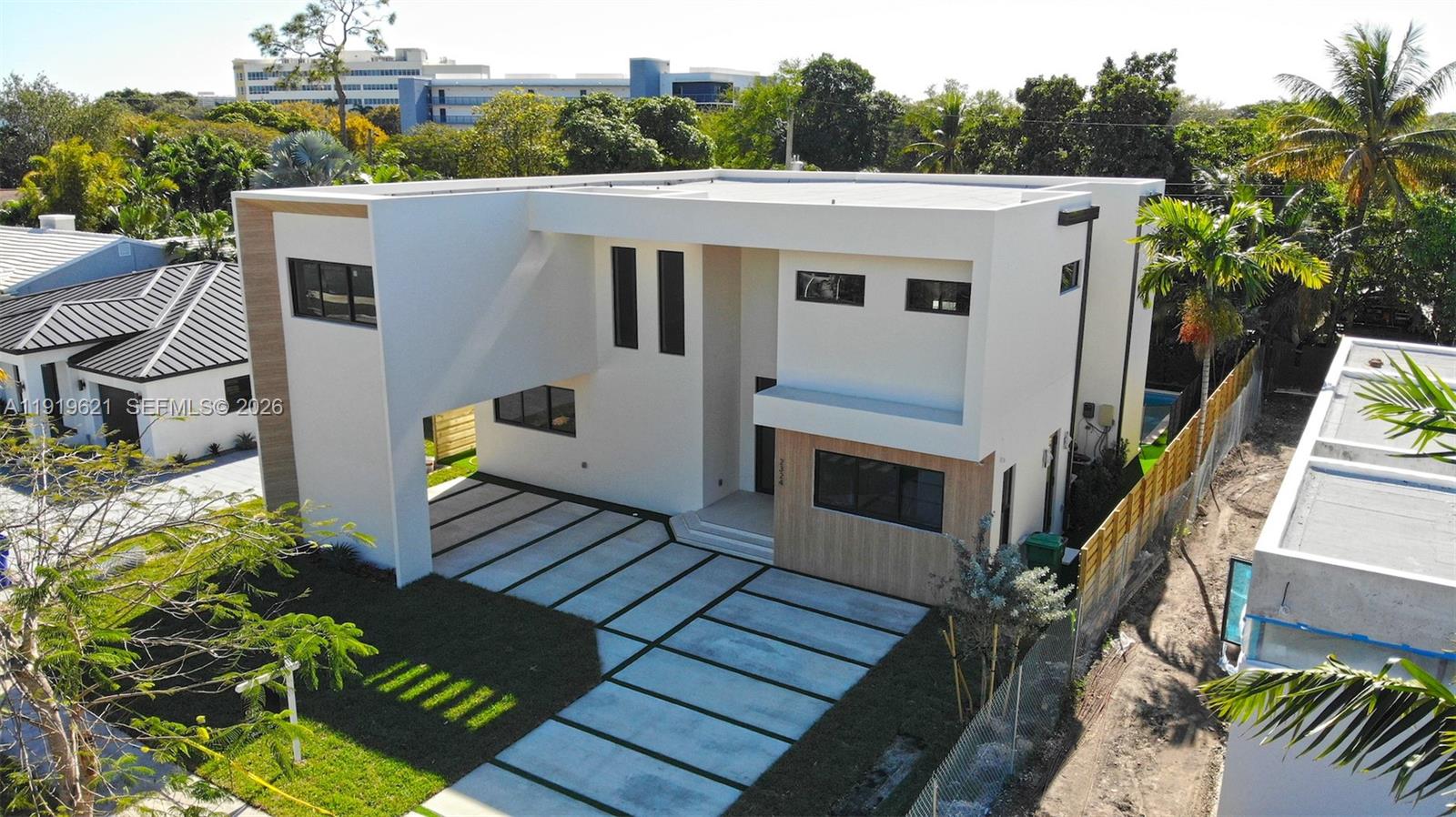 2324 Southwest 26th Street Miami, FL 33133 - Photo 13 of 14 a aerial view of a house with a yard