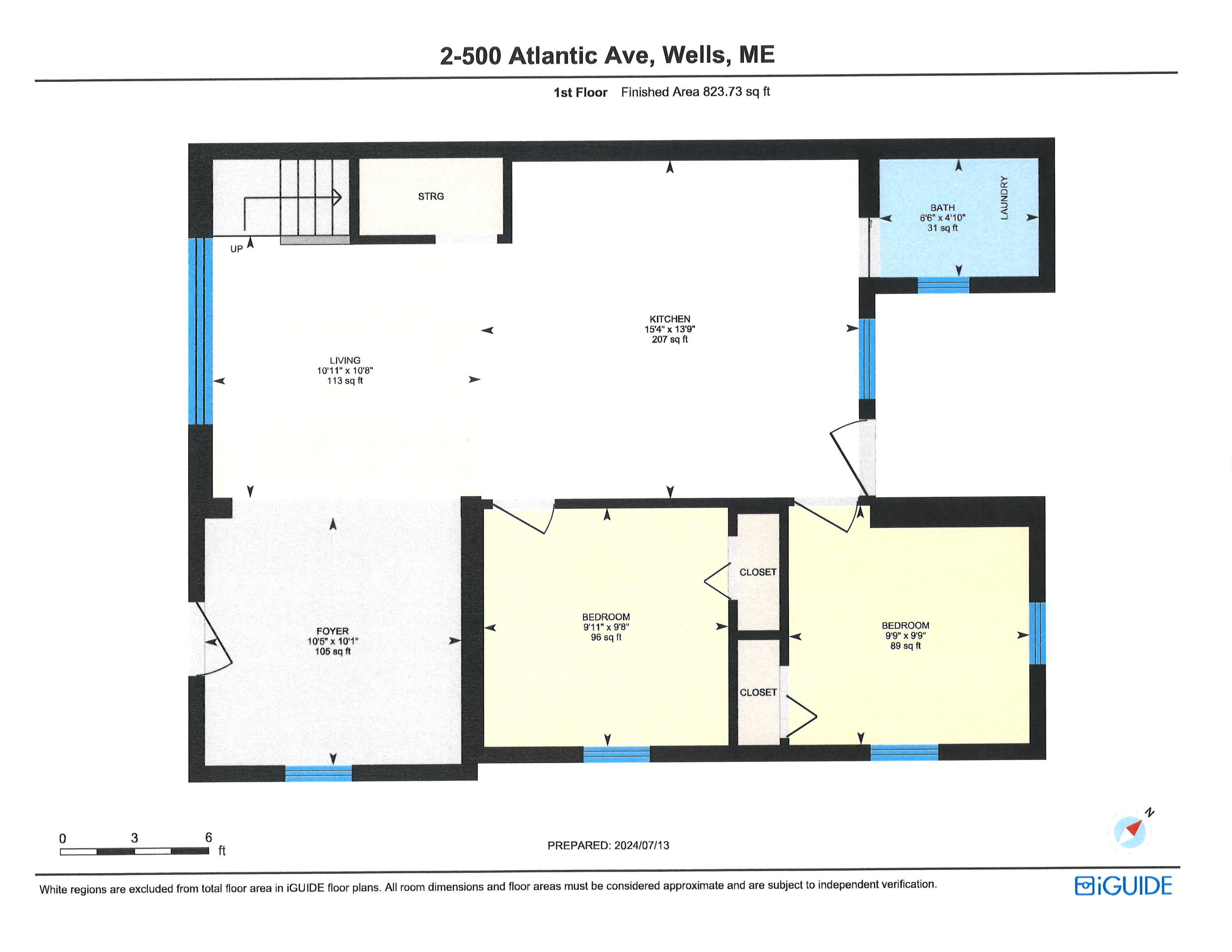 500 Atlantic Avenue, Unit 2 Wells, ME 04090 - Photo 44 of 47 First Floor Layout