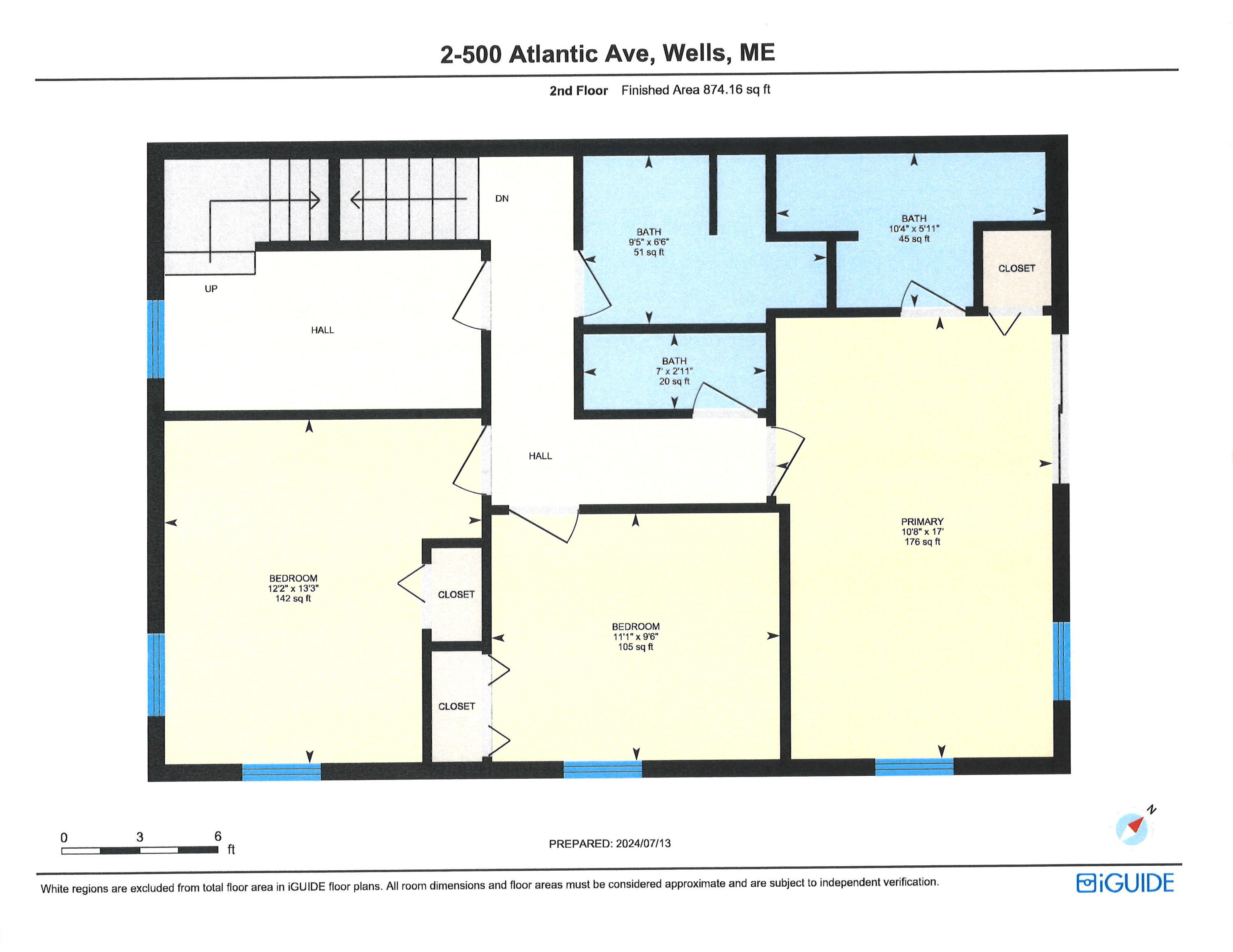 500 Atlantic Avenue, Unit 2 Wells, ME 04090 - Photo 46 of 47 Second Floor Layout