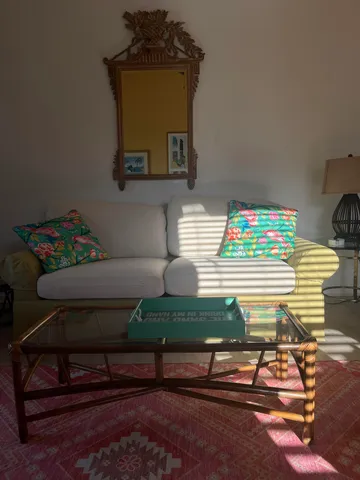 a living room with a couch