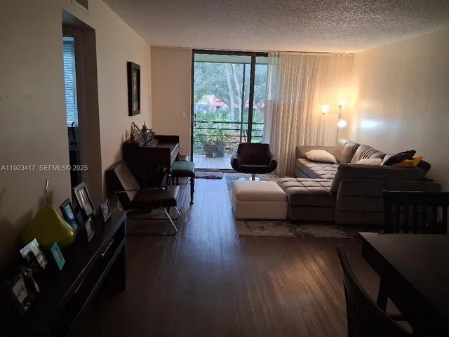 a view of room with hardwood floor