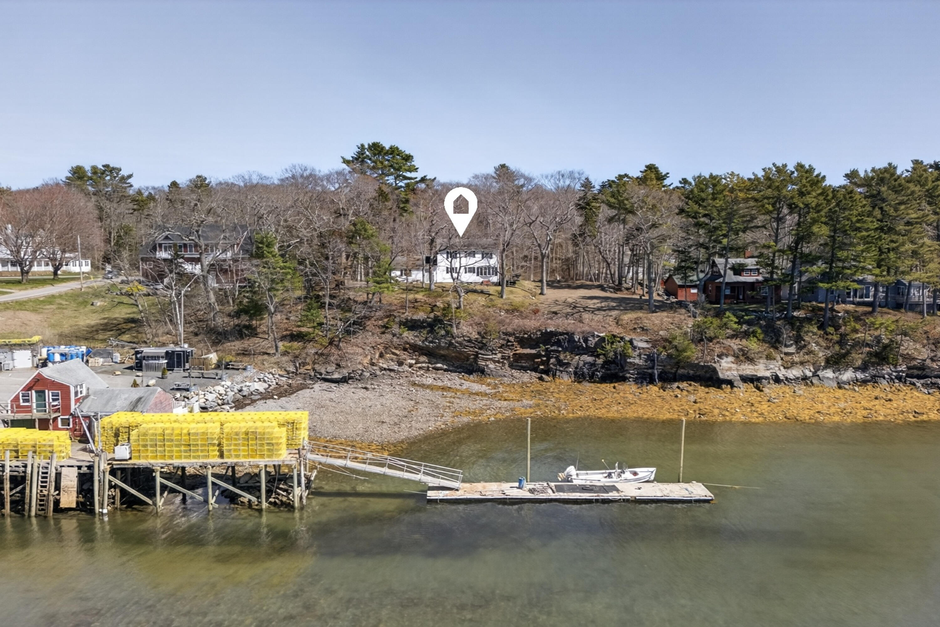 12 Wood Landing Road Harpswell, ME 04079 - Photo 29 of 33 Coastal Aerial View