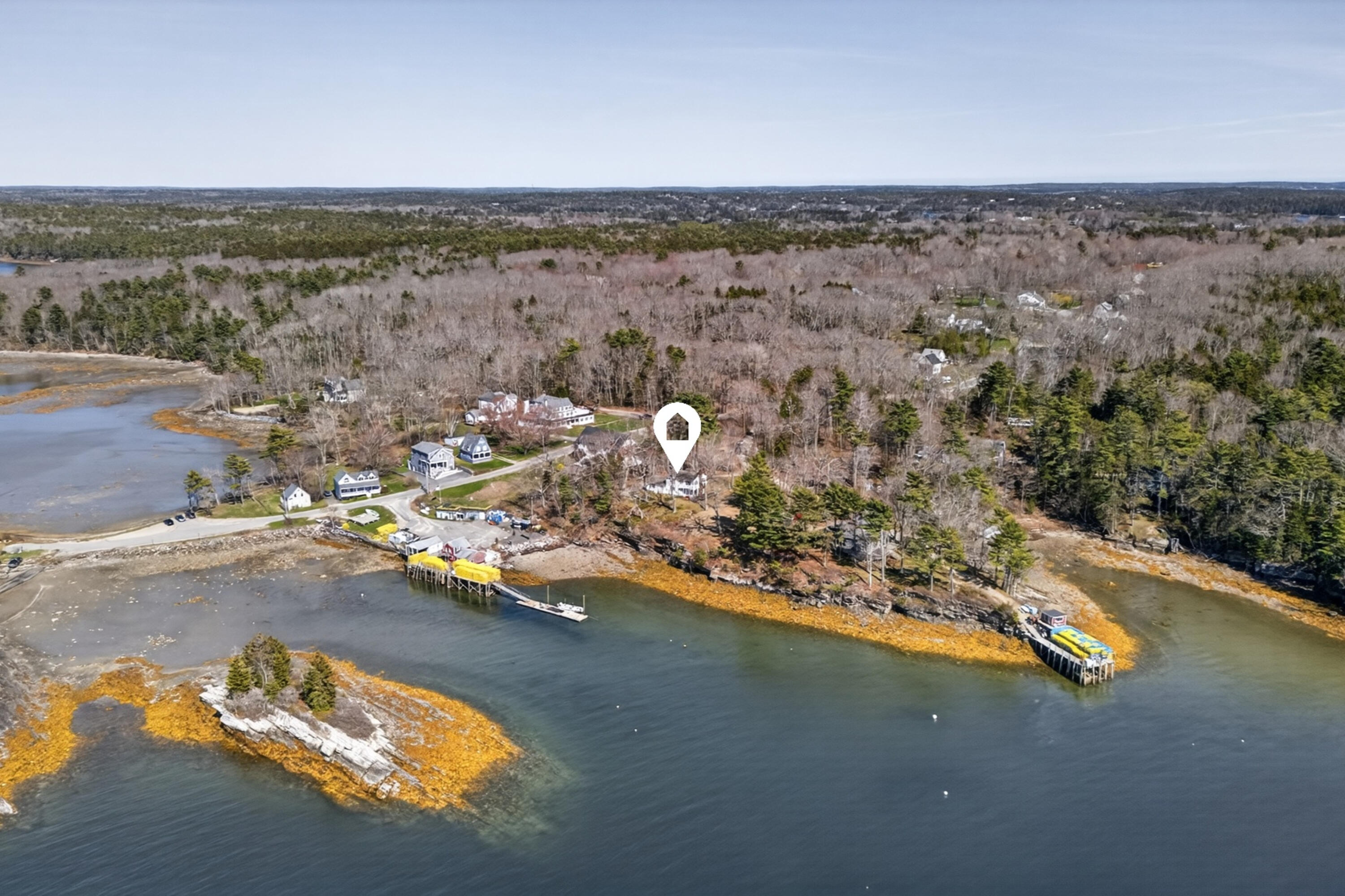 12 Wood Landing Road Harpswell, ME 04079 - Photo 32 of 33 Aerial of Lookout Point