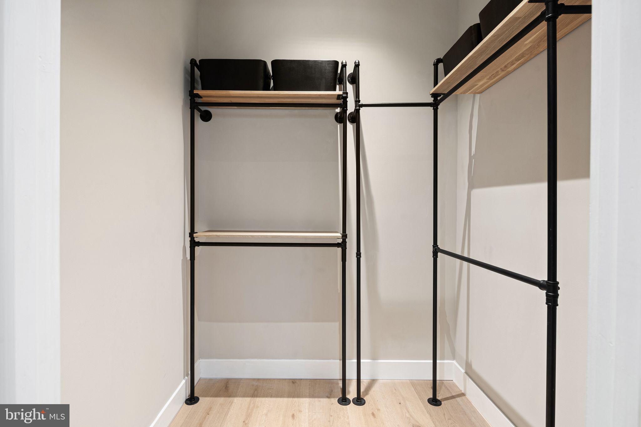 2017 Sansom Street Philadelphia, PA 19103 - Photo 30 of 51 a view of walk in closet with empty racks