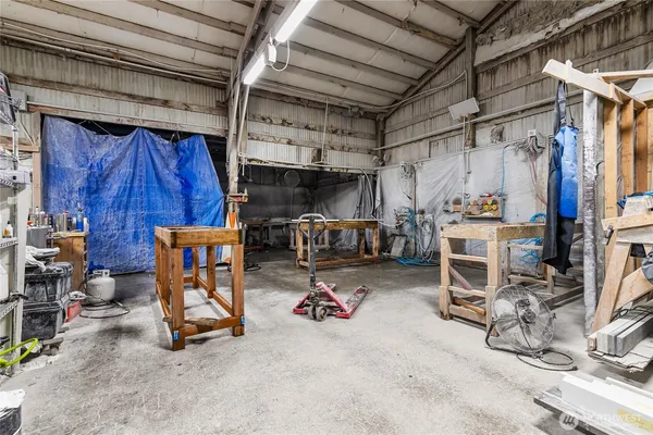 a view of storage and utility room