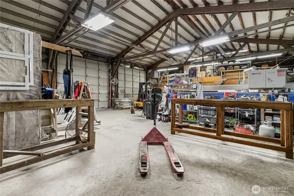 a view of storage and utility room