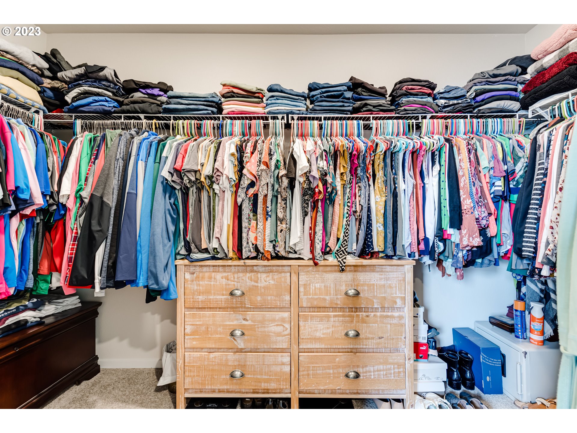 2951 Fenya Street Springfield, OR 97477 - Photo 25 of 32 a view of walk in closet with clothes and shoes