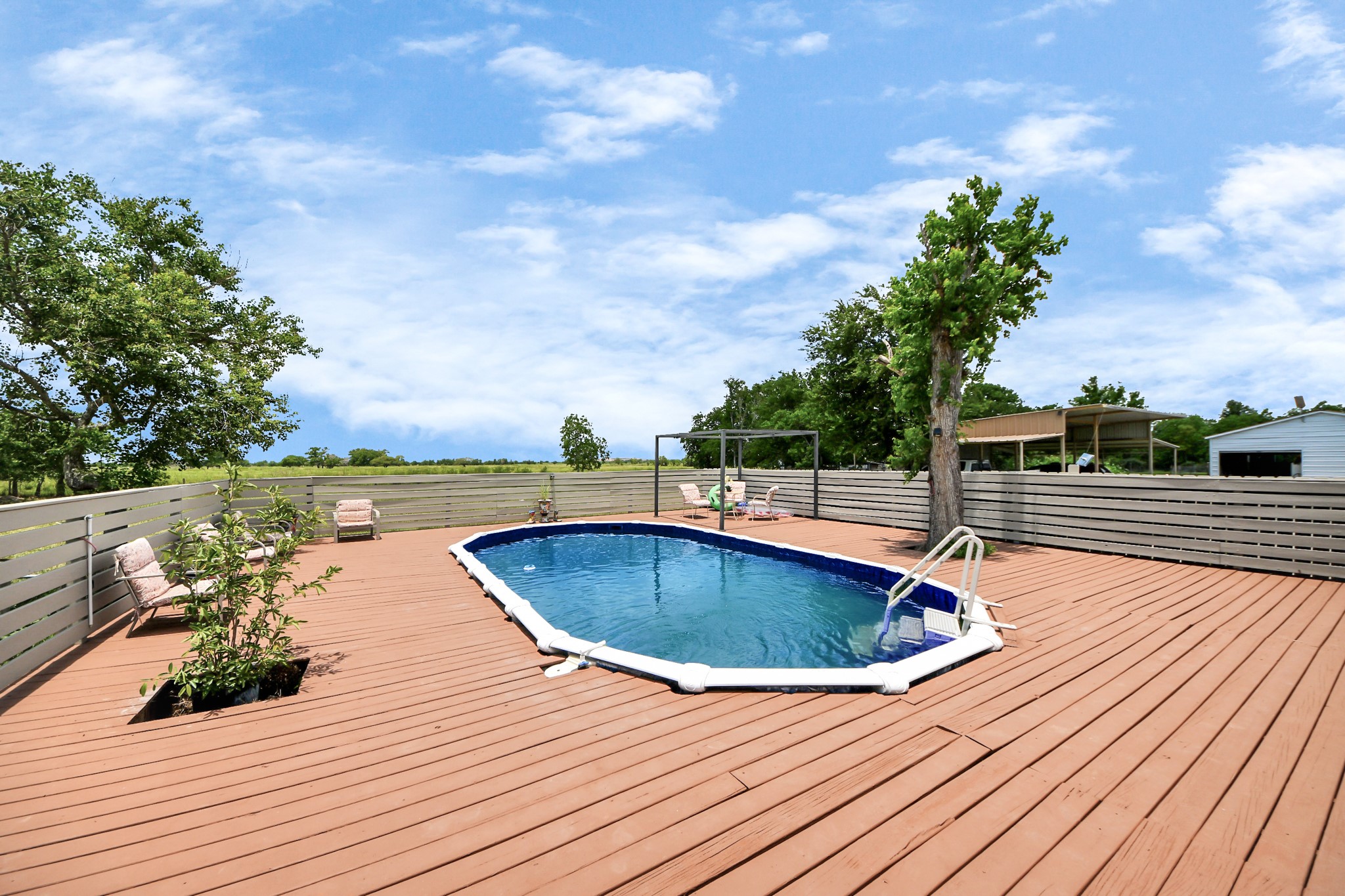 9832 Providence Road Needville, TX 77461 - Photo 28 of 41 Above ground swiming Pool