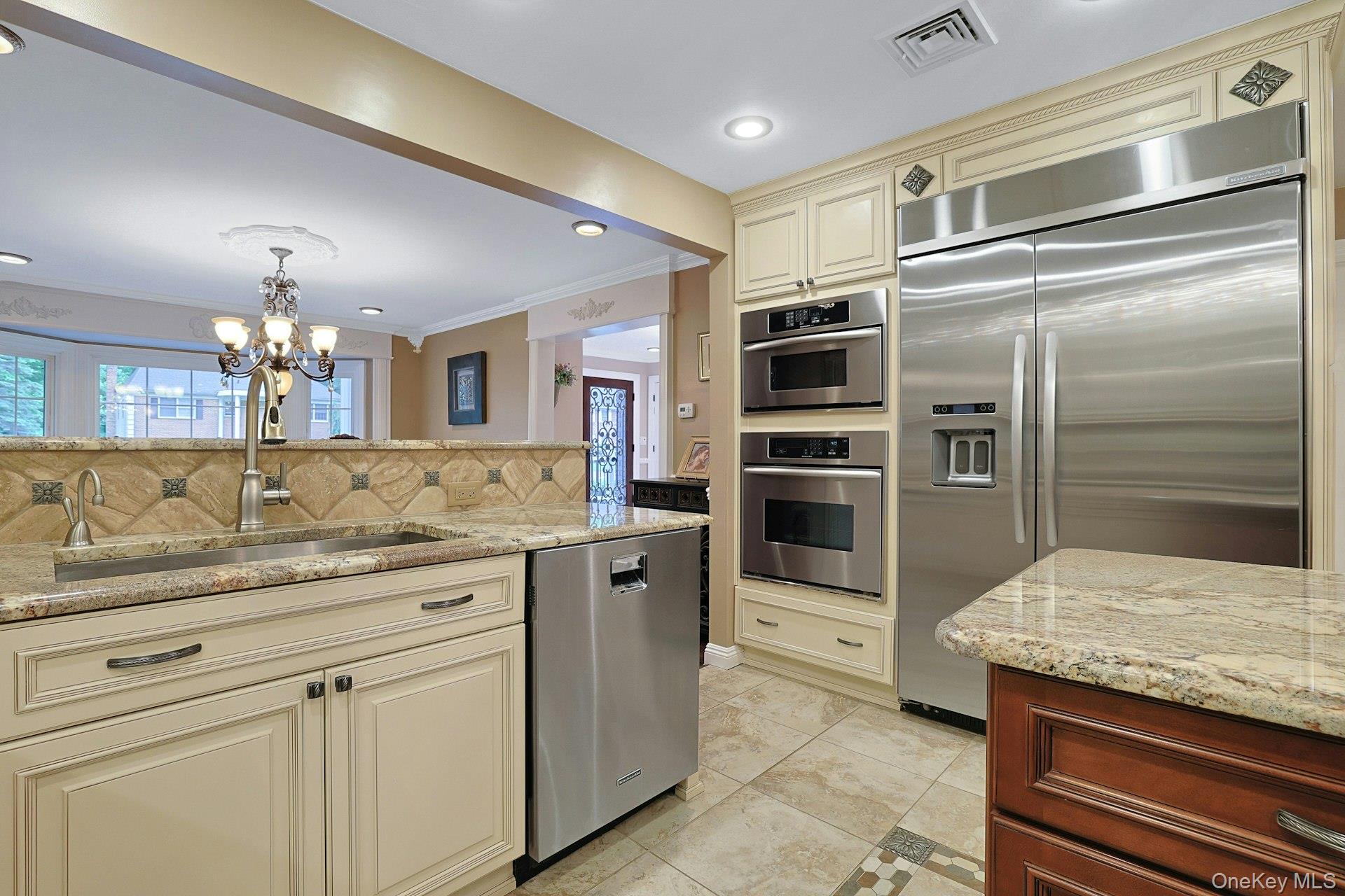 8 Dunmore Road New City, NY 10956 - Photo 15 of 48 a kitchen with a refrigerator and a sink