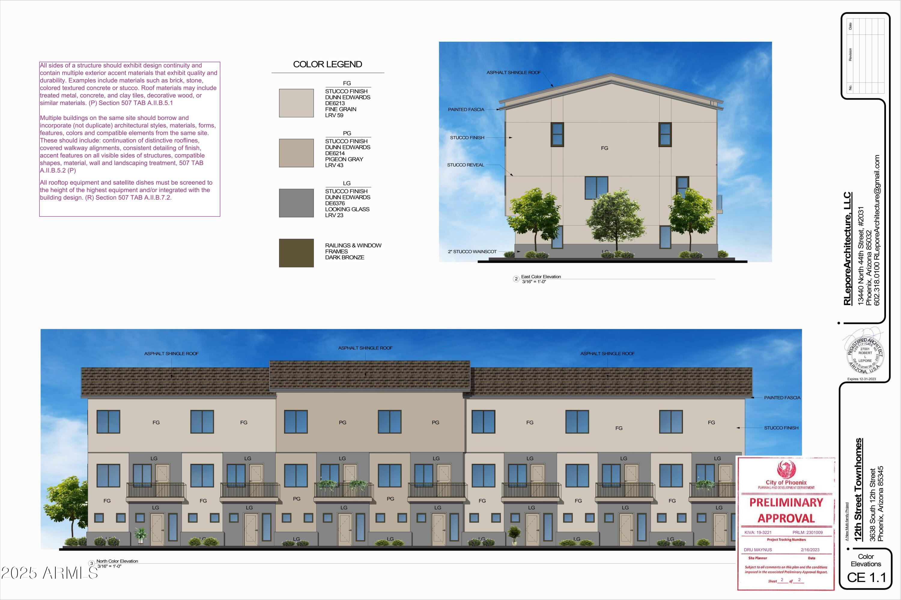 a view of a building from a window