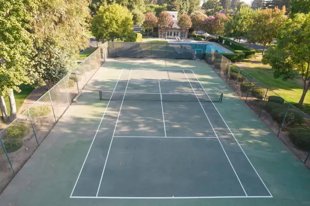 a view of a tennis court