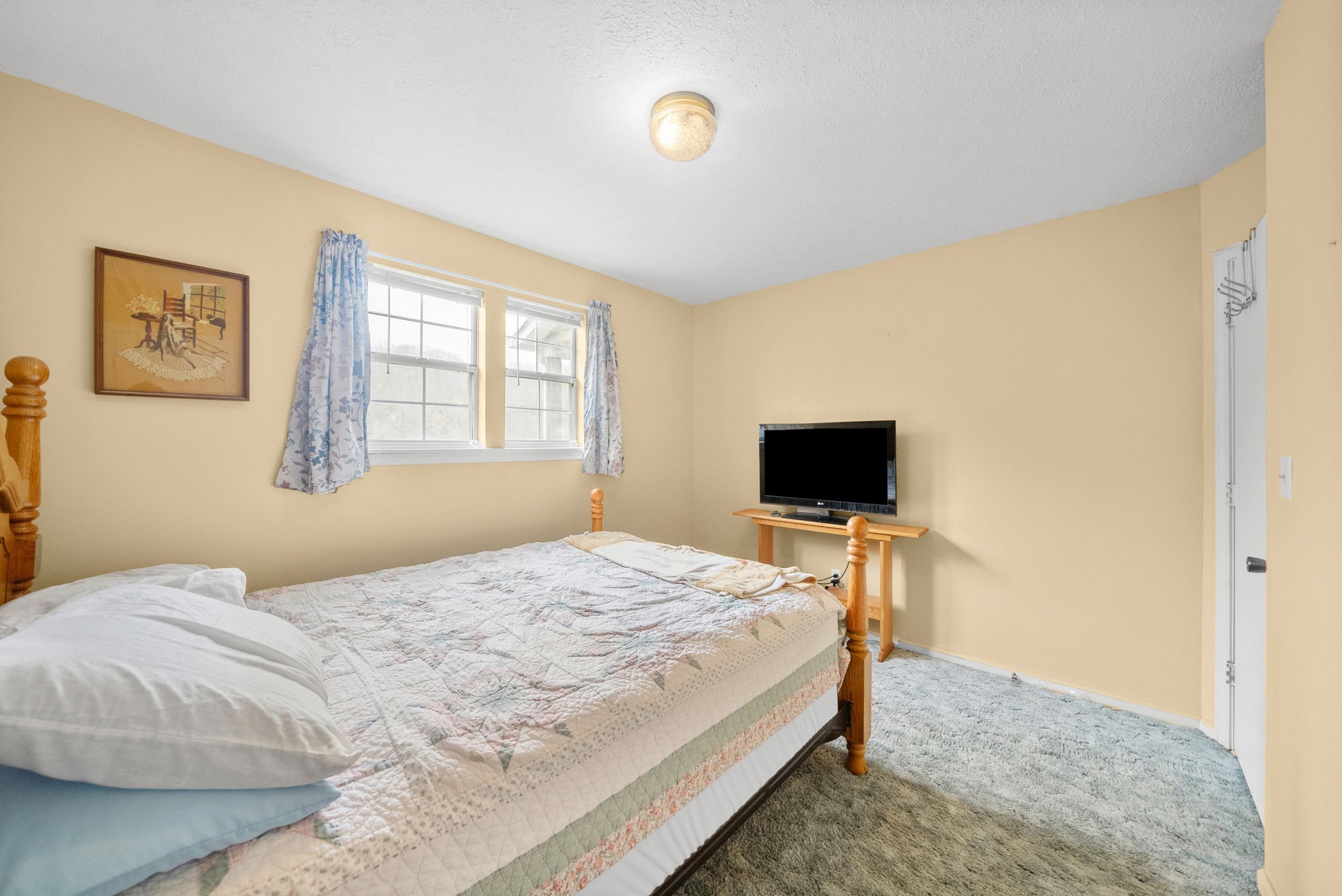 3966 Taz Hyde Road Nashville, TN 37218 - Photo 19 of 48 a bedroom with a bed and a flat screen tv