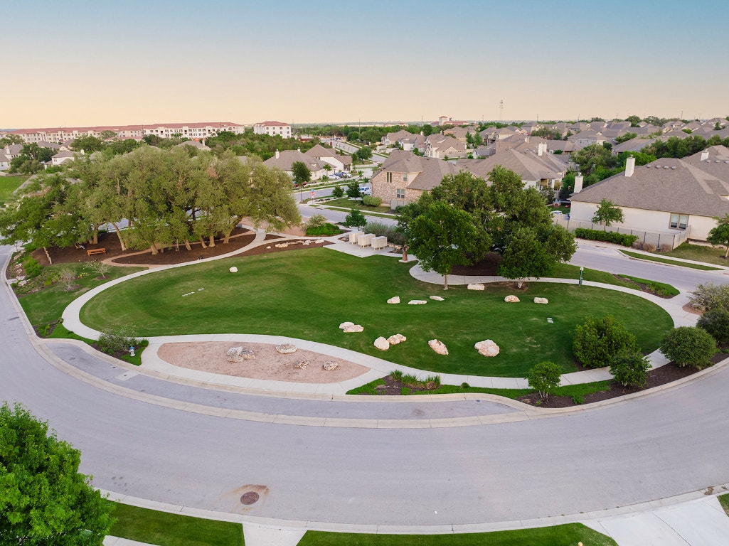 4229 Mercer Road Georgetown, TX 78628 - Photo 38 of 38 Bird's eye view with a residential view