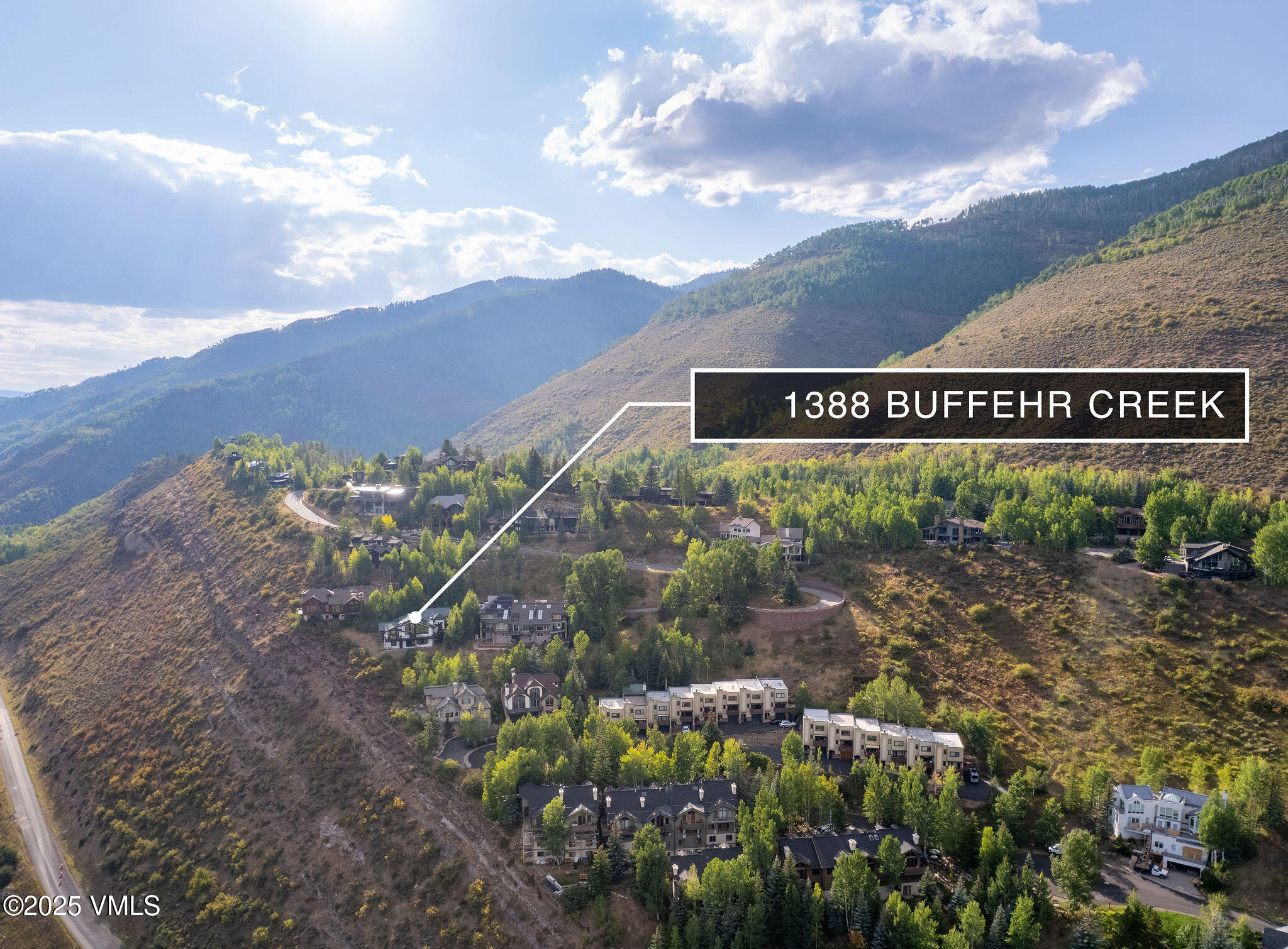 1388 Buffehr Creek Road Vail, CO 81657 - Photo 21 of 42 2508_1388_buffehr_creek_aerial_b