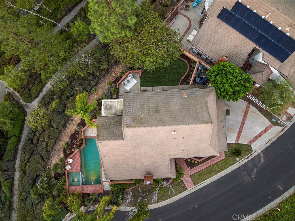 6129 East Joan D Arc Circle Orange, CA 92869 - Photo 15 of 27 With over 100 feet of hillside frontage, the home enjoys endless panoramic views.