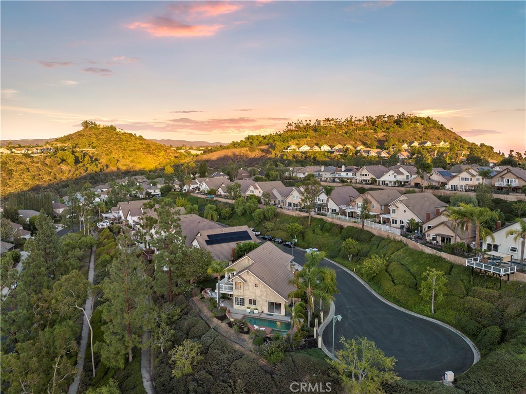 6129 East Joan D Arc Circle Orange, CA 92869 - Photo 25 of 27 an aerial view of a house with a outdoor space