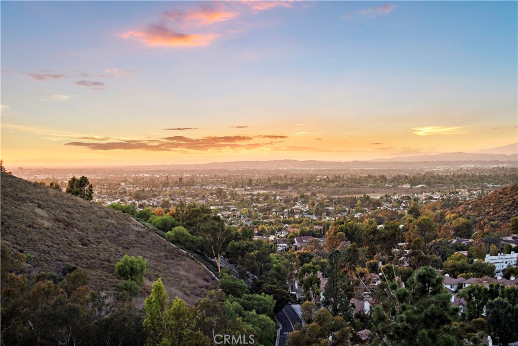 6129 East Joan D Arc Circle Orange, CA 92869 - Photo 4 of 27 a view of a city with mountains in the background