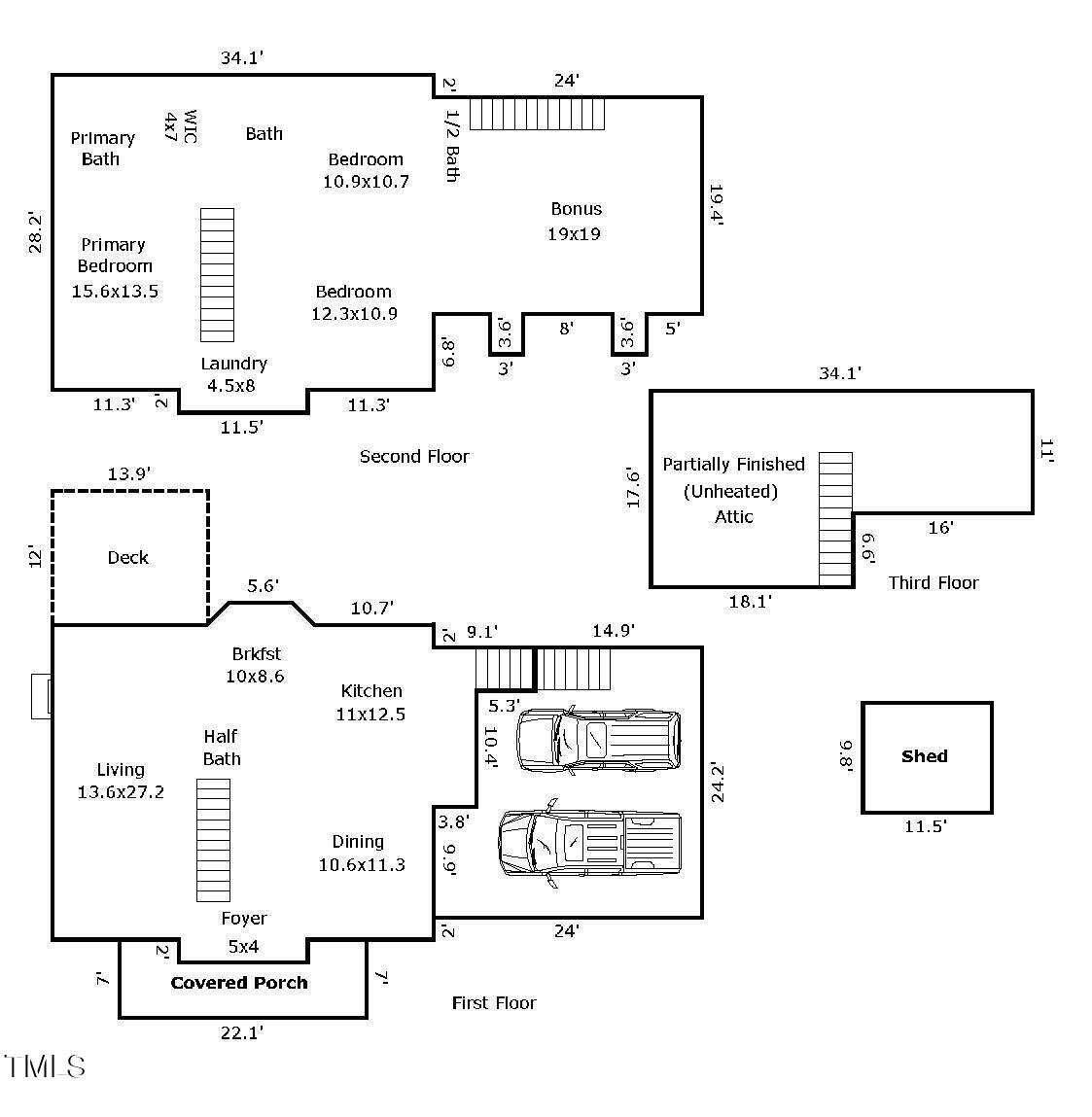 6112 Wolverhampton Drive Raleigh, NC 27603 - Photo 28 of 28 FP for Brochure