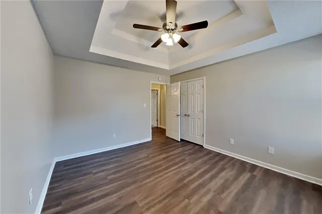 wooden floor in an empty room