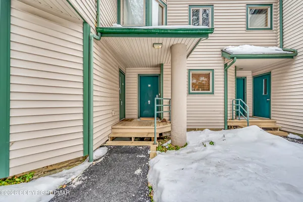 a view of front door