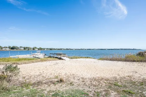 a view of an ocean and beach