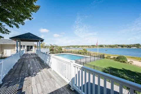 a view of a city from a balcony