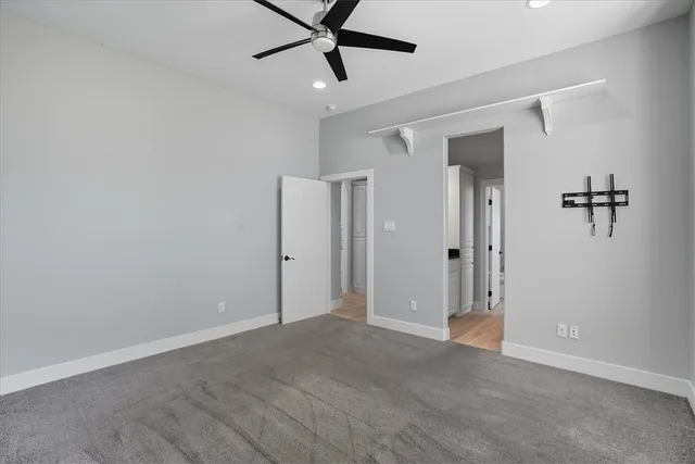 a view of a big room with closet area