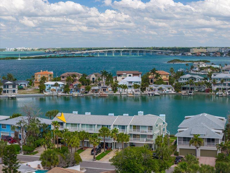 2515 Bay Boulevard, Unit B Indian Rocks Beach, FL 33785 - Photo 3 of 66 an aerial view of a city with lake view