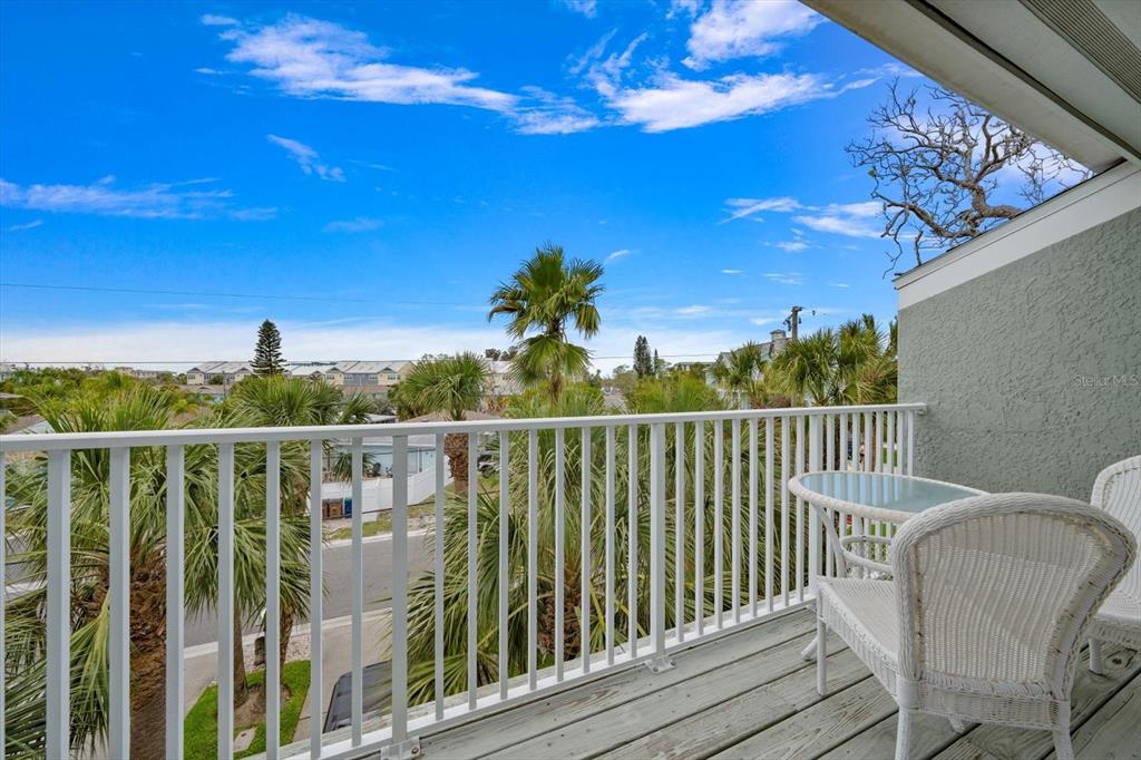 2515 Bay Boulevard, Unit B Indian Rocks Beach, FL 33785 - Photo 34 of 66 a view of a balcony with wooden floor